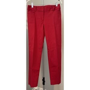 Talbots Pants Women's 2 Red Hampshire Ankle Chino